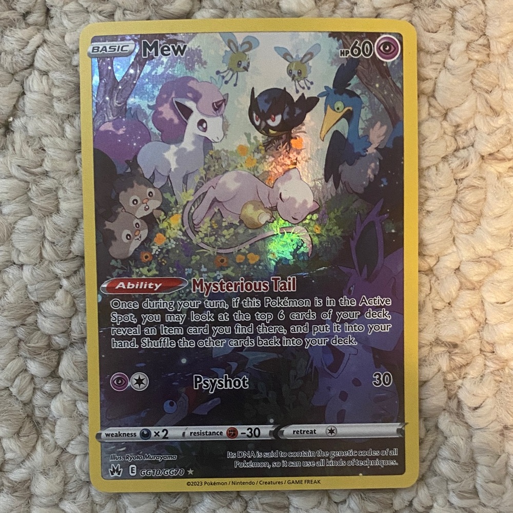 Pokémon Crown Zenith Mew Galarian Gallery